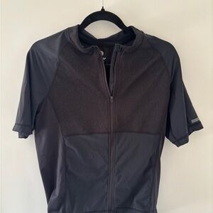 MPG Men's Black Short-Sleeve Cycling Zip-up Jersey